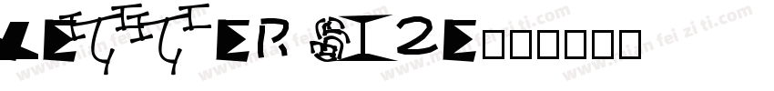 LETTER SIZE字体转换